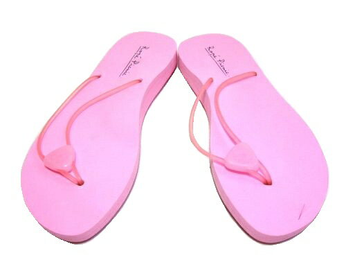 【未使用】 Rope' Picnic ピンクビーチサンダル 「クリヤーバッグ付」 (Pink Beach Sandals With a cle..