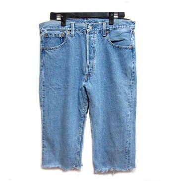 Levi's リーバイス 「W34 L32」 501 クロップドデニムパンツ (ライトヴィンテージ ジーンズ ジーパン) 046094 【中古】