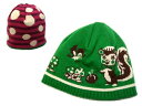 GRAND GROUND リバーシブルニットキャップ (Reversible knit cap) グラグラ グランドグラウンド 帽子 KIDS キッズ 053170 【中古】