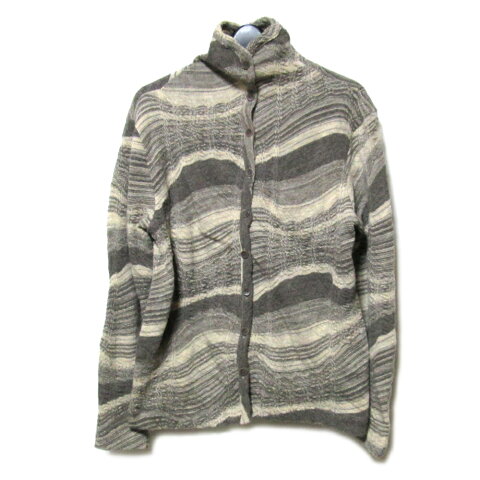 Kayak 縮絨 Asymmetric knit sweater・Cardigan (カヤック アシンメトリー ニット・セーター・カーディガン) 062057 【中古】