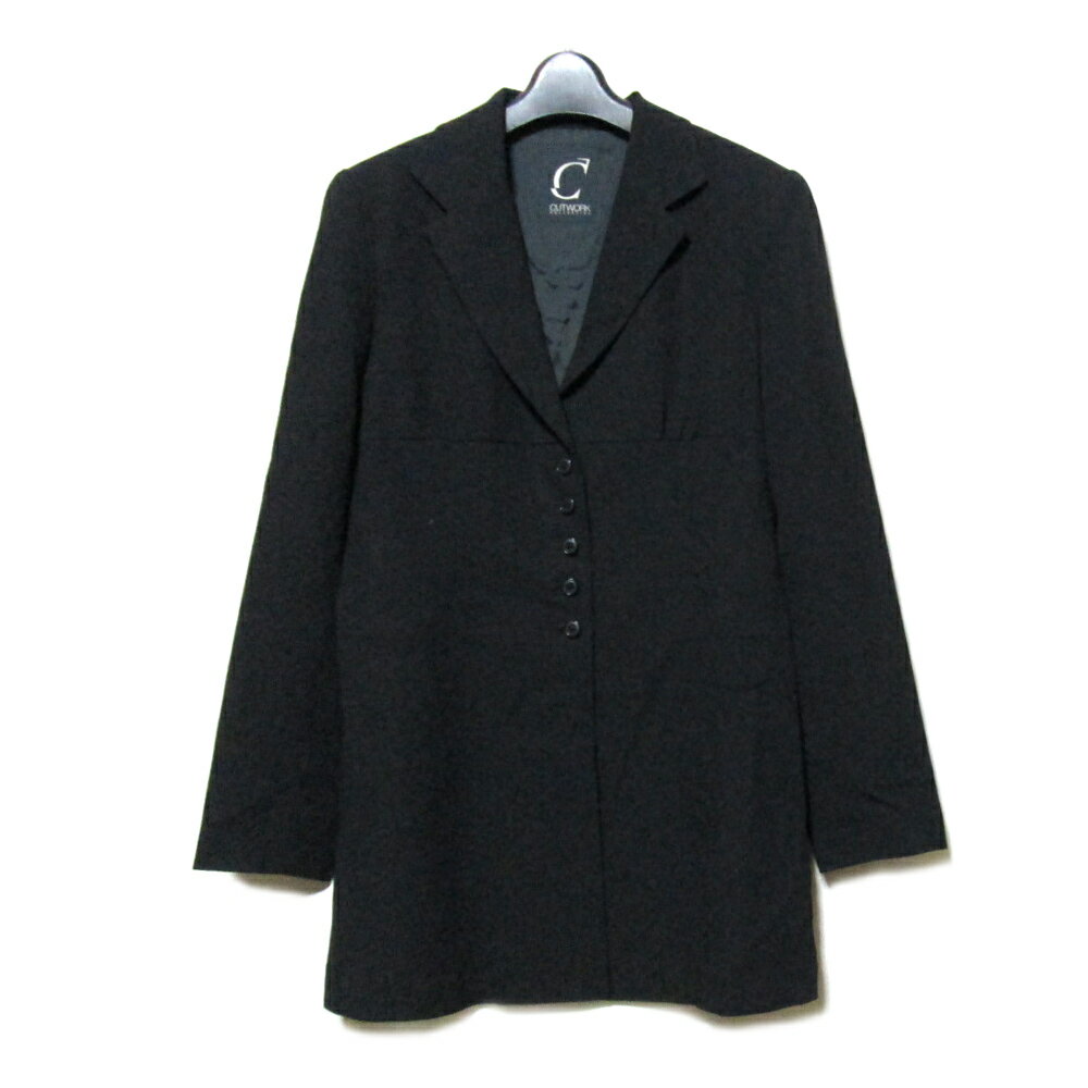 CUTWORK COLLECTION カットワークコレクション 5B チェスター ロングジャケット (コート) 062286 【中古】