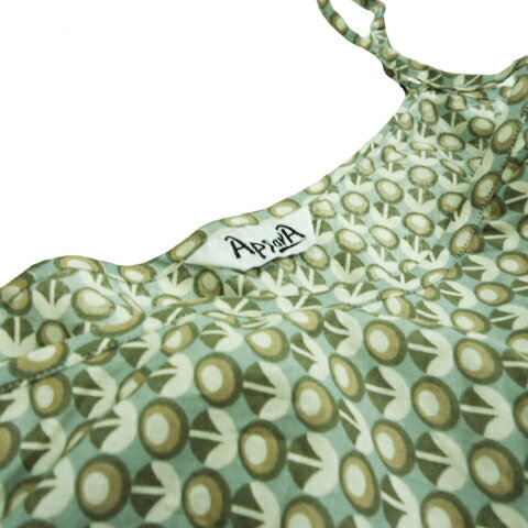 ApsavA チェロバザール レトロ総柄キャミソール (ノースリーブ) 062921 【中古】