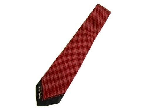 Pierre Cardin - Vintagi pierre ヴィンテージオールド ピエール カルダン ITALY チェッカーフラッグ ネクタイ 063334 【中古】