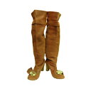 Select u38v Belt design leather long boots ZNg xgfUC U[ O u[c 064616 yÁz