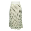 CORDIER 「40」 Dot pattern skirt コルディア ドットパターンスカート (ワールド) 066903 【中古】