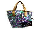 Violet Hanger Pucci pattern tote bag with porch 