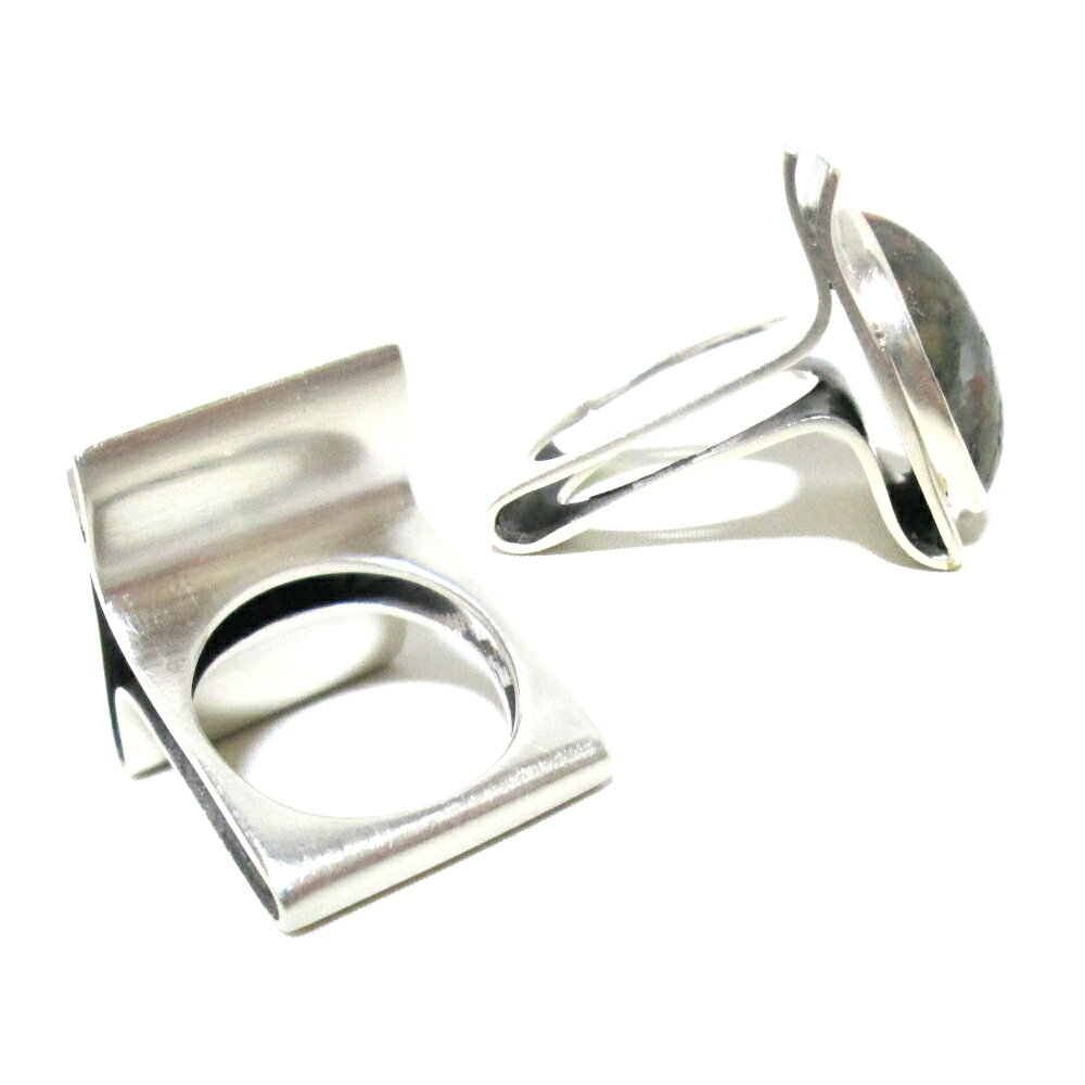新品同様 VILLA BOSCO Silver meta ring ヴィラ ボスコ シルバー メタリング (EIIC...