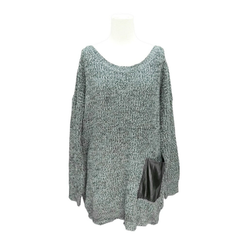 JURIANO JURRIE ジュリアーノジュリ ビッグシルエット 霜降りニットセーター (109 マルキュー) 076567 【中古】