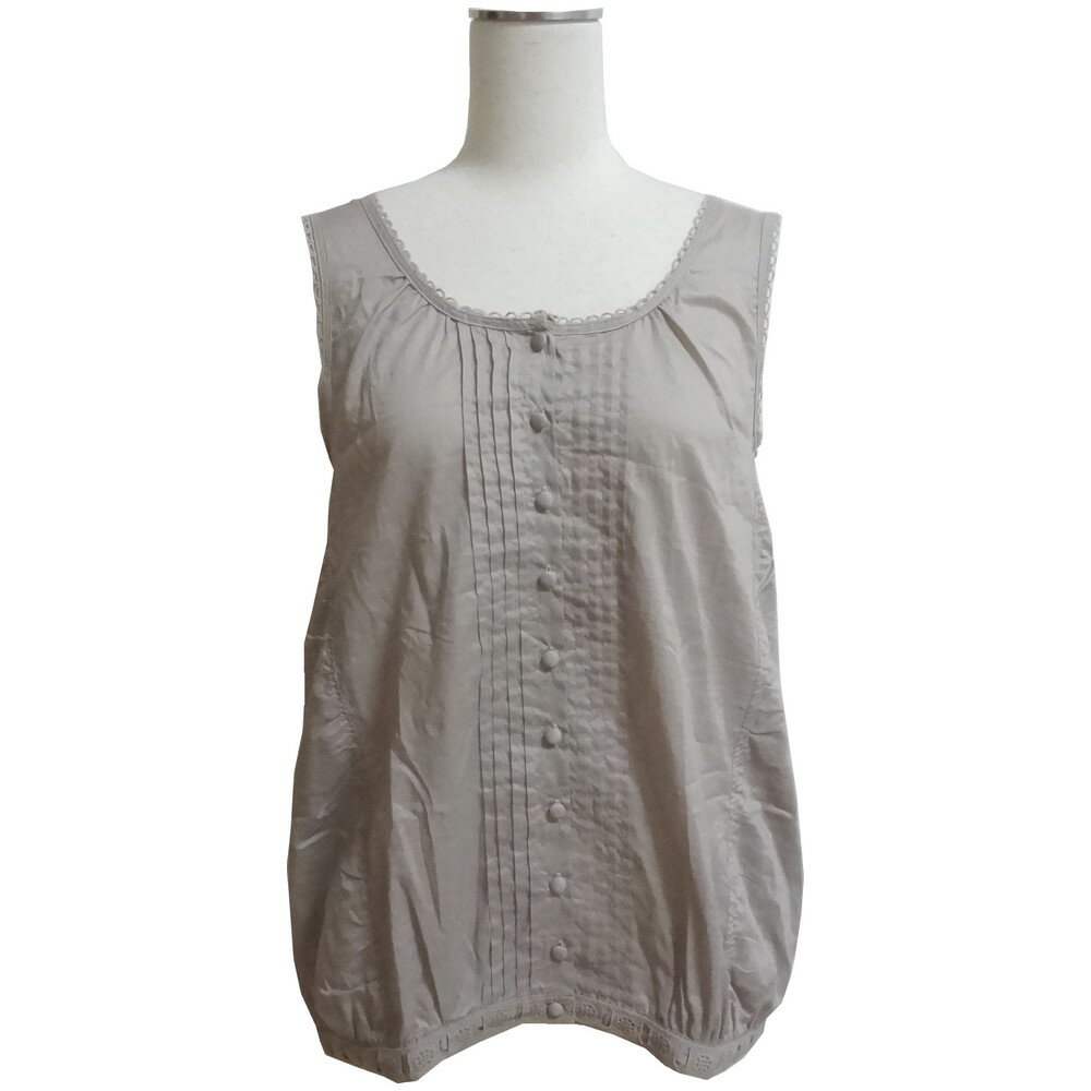 Sleeveless - 美品 NIMES ニーム ノースリーブブラウス (シャツ) 083969 【中古】