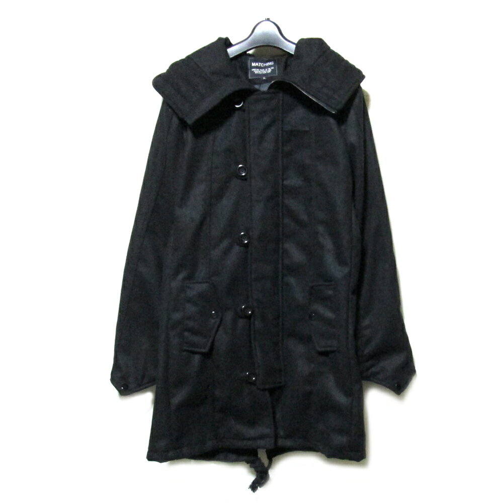 MATCHING マッチング 「XL」 ウールモッズコート (ジャケット フード パーカー) 089676 