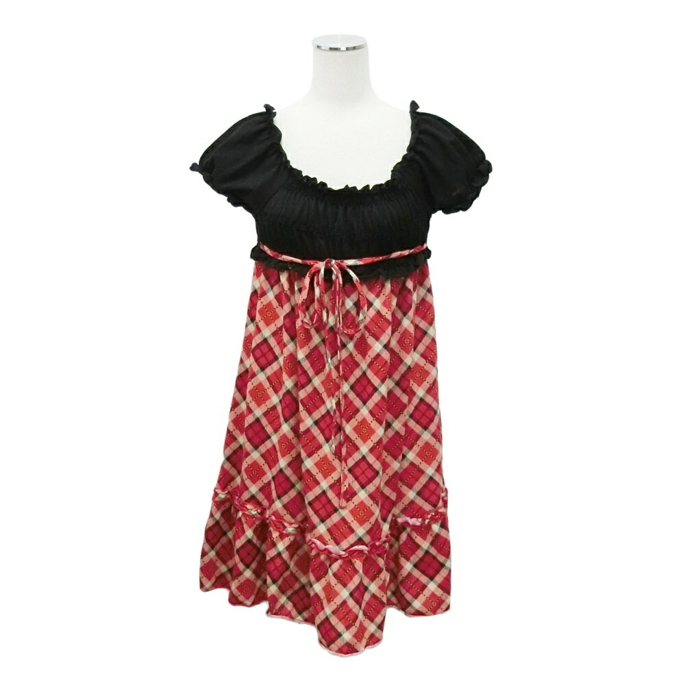 Mignon ミニョン 「L」 ゴスパンワンピース 091600 【中古】