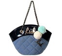 rich リッチ チェーンショルダートートバッグ (チャーム×2付) 092113 【中古】