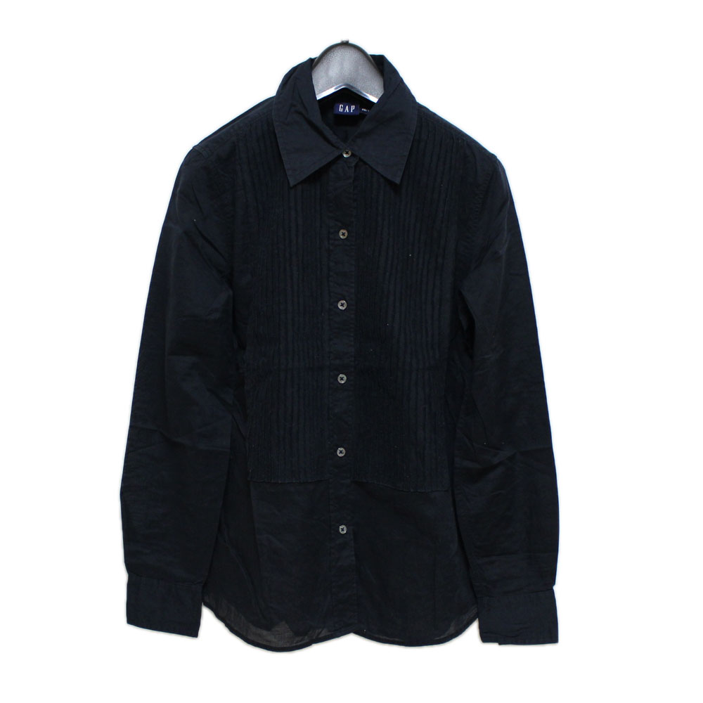 乐天商城 - GAP ギャップ 「XS」 プリーツブラウス (黒) 092668 【中古】
