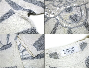 80's Vintage YOSHIYUKI KONISHI FICCE UOMO 80年代ヴィンテージ ヨシユキヨニシ フィッチェ ウォーモ ニャロメニットセーター (ドン小西 赤塚不二夫) 093244 【中古】