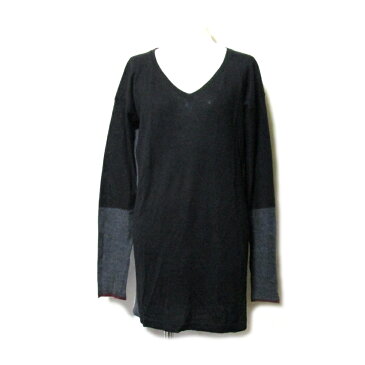 COMME CA ISM コムサイズム 「F」 ニットワンピース (黒 コムサデモード COMME SA DU MOOD) 099026 【中古】