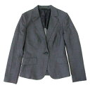 美品 THE SUIT COMPANY ザスーツカンパニー 定番 1Bジャケット (グレー ) 100645 