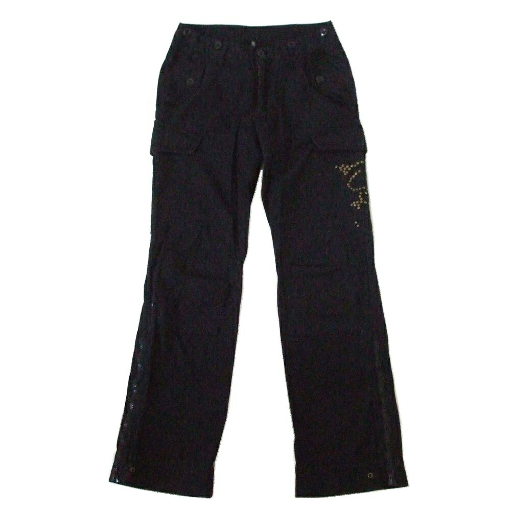ROYAL BLUE ロイヤルブルー スタッズカーゴパンツ (黒 ブラック) 100815 【中古】
