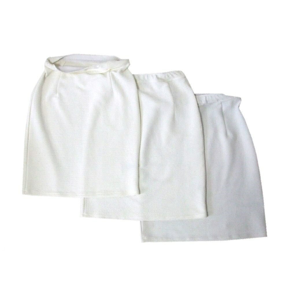 EGOIST エゴイスト ストレッチスカート 3点セット (白) 103926 【中古】