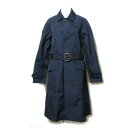 RALPH LAUREN ラルフローレン 「7」 ライナー付ロングトレンチコート (紺 クラシック 定番 POLO ポロ) 109850 【中古】