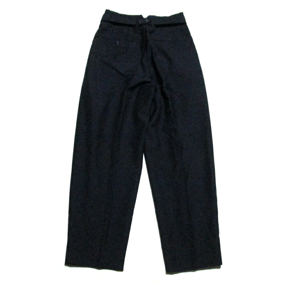 難有 [SALE] Vintage old VENDOME BOUTIQUE POUR HOMMES ヴィンテージ オールド ヴァンドームブティック プール オム 「M」 テイパードスラックスパンツ (紺 ネイビー アヴァンギャルド ギャバジン ワイド) 114744 【中古】