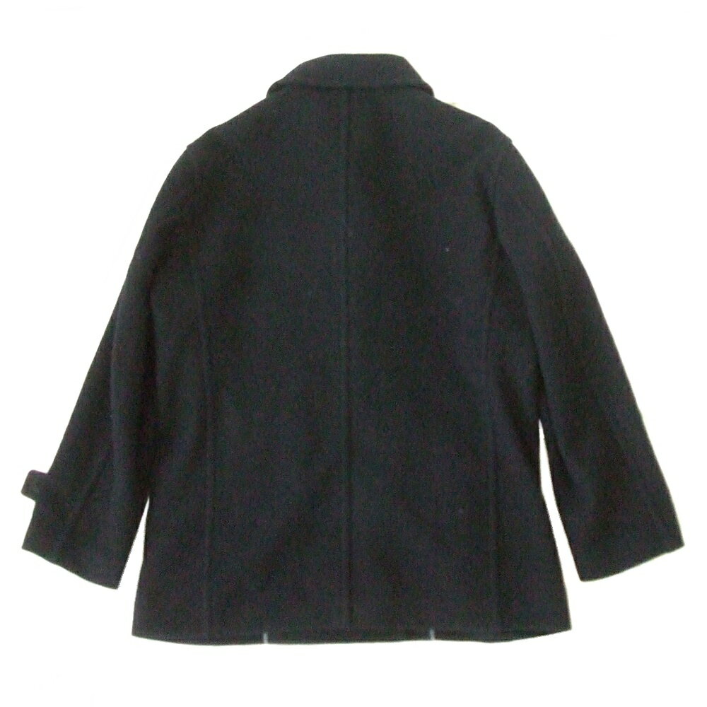 HOT TOMATO ホット トマト ワイドドレープピーコート (黒 ブラック ジャケット Pコート ウール) 114964 【中古】