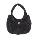 Select セレクト クラシック作務衣ハンドバッグ (黒 トートバッグ 鞄) 115599 【中古】