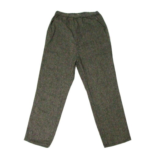 w closet ダブルクローゼット ツイードサルエルパンツ (黒 グレー ウール) 116443 【中古】 w closet ダブルクローゼット ツイードサルエルパンツ (黒 グレー ウール) 116443 【中古】