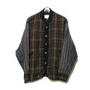 Vintage MONSIEUR NICOLE ヴィンテージ ムッシュニコル 「M」 タータンチェック切り替えジャケット (ブルゾン) 118716 【中古】(4)