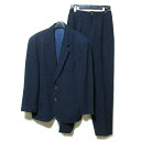 Jean Paul GAULTIER HOMME ジャンポールゴルチエ オム 「M」 2Bセットアップウールスーツ (ゴルチェ 紺 ネイビー 定番) 11919...