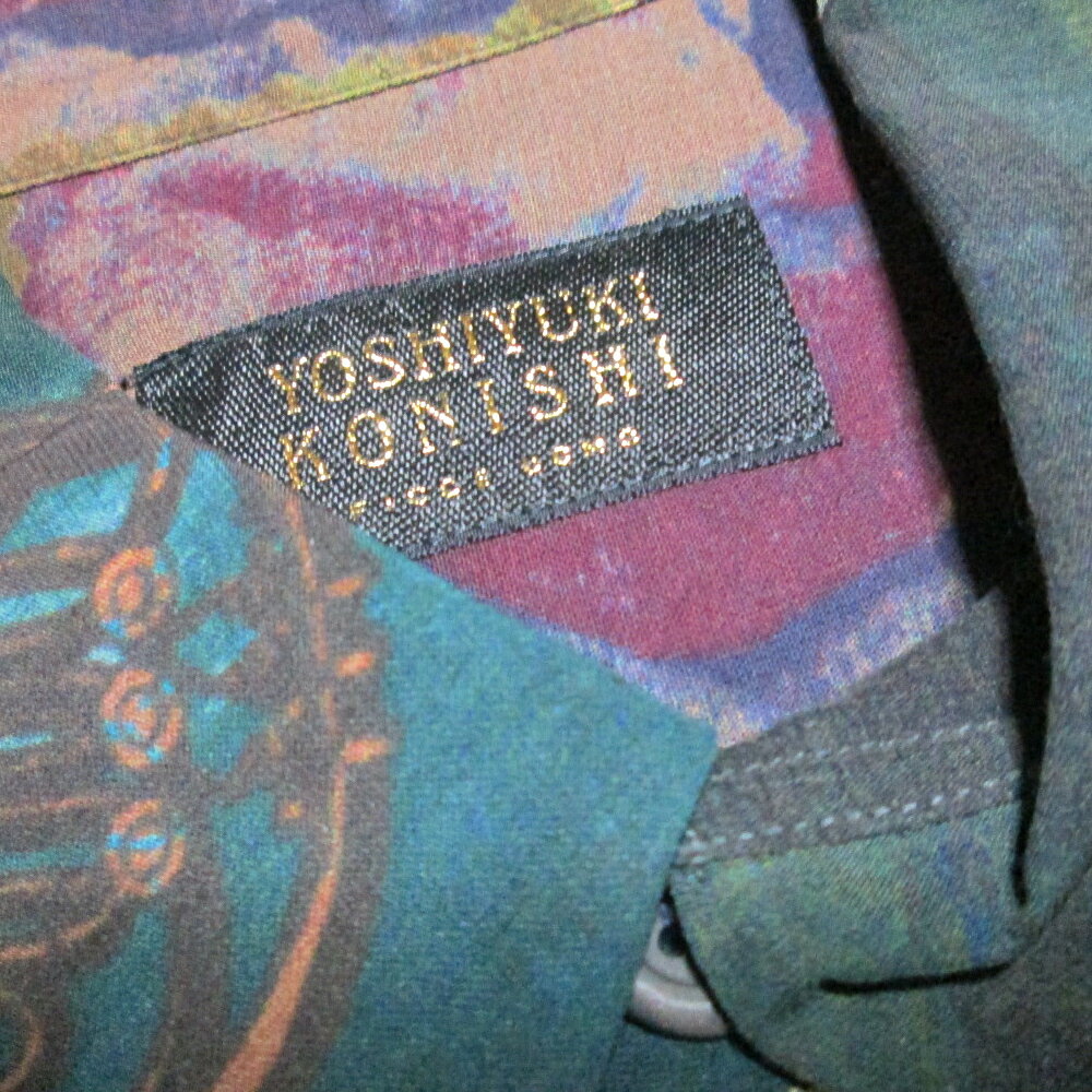 美品 Vintage ficce YOSHIYUKI KONISHI ヴィンテージ フィッチェ ヨシユキコニシ ワイドシルエット音楽デザインシャツ (ドン小西 小西良幸 ビッグシルエット) 121644 【中古】