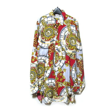 Vintage ficce YOSHIYUKI KONISHI ヴィンテージ フィッãƒã‚§ ヨシユã‚コニシ ワイドシルエット宮廷デザインシャツ (ドンå°è¥¿ å°è¥¿è‰¯å¹¸ ビッグシルエット 赤 ) 121647 ã€ä¸å¤ã€‘