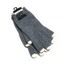 【新古品】 廃盤 Jean Paul GAULTIER ジャンポールゴルチエ フィンガー切り替えグローブ.手袋 (グレー ユニセックス 未使用 ) 122678...