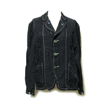 Vintage robe de chambre COMME des GARCONS ヴィンテージローブドシャンブル コムデギャルソン 製品染 シャツジャケット (黒) 125536 【中古】