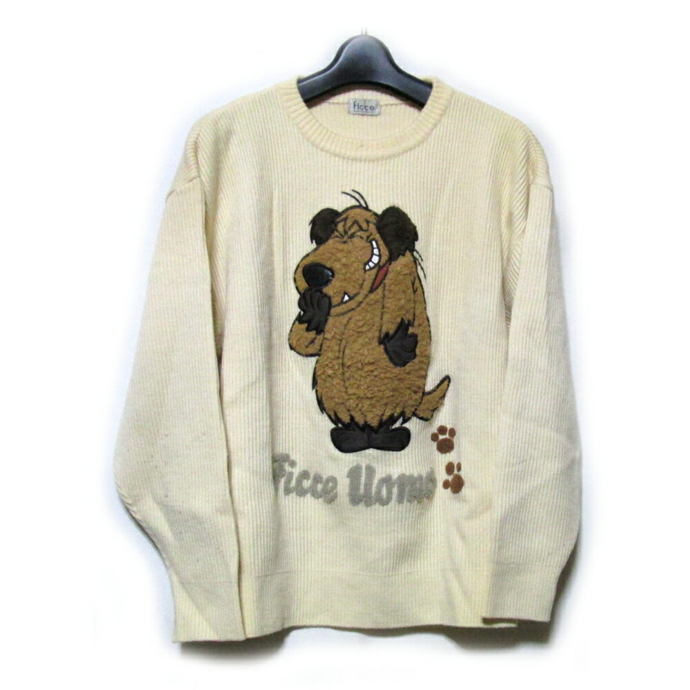 Vintage ficce YOSHIYUKI KONISHI フィッチェ ヨシユキコニシ ケンケンレトロローゲージニットセーター (レトロ) 127312 【...