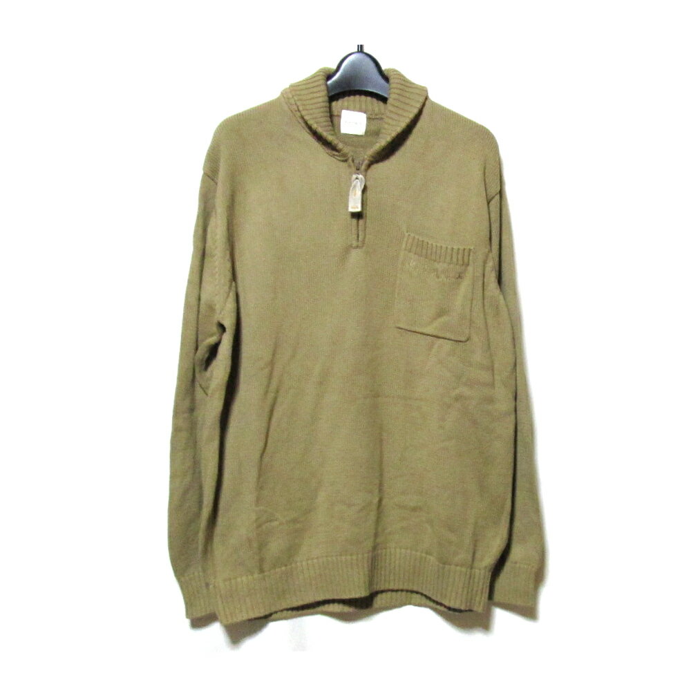 美品 Karl Helmut PINK HOUSE カールヘルム ピンクハウス 「M」 コットンハーフジップニットセーター 127708 【中古】