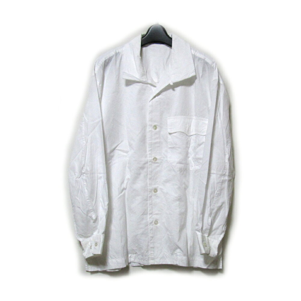 Vintage ISSEY MIYAKE MEN ヴィンテージ イッセイミヤケ メン 変形カラーワイドシャツ (白 長袖) 128220 【中古】