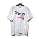 COMME des GARCONS HOMME コムデギャルソン オム 1992 20周年限定ロゴTシャツ (白 半袖 20years) 131424 【中古】