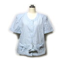 Vintage INGEBORG PINK HOUSE ヴィンテージ インゲボルグ ピンクハウス 「M」 ギンガムチェックリボンブラウス (PINK HOUSE) 131595 【中古】
