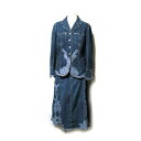 Vintage INGEBORG PINK HOUSE ヴィンテージ インゲボルグ ピンクハウス 「M」 デニムレースセットアップスーツ.ワンピース (PINK...