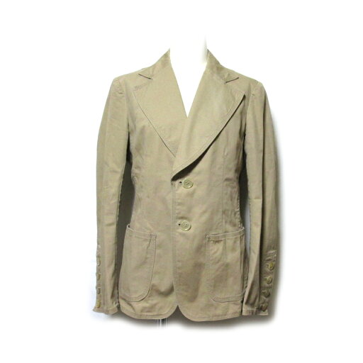 JUNYA WATANABE COMME des GARCONS ジュンヤワタナベ コムデギャルソン 「S」 2004 コットン ジャケット (キャメル ベージュ) 132434 【中古】 JUNYA WATANABE COMME des GARCONS ジュンヤワタナベ コムデギャルソン 「S」 2004 コットン ジャケット (キャメル ベージュ) 132434 【中古】