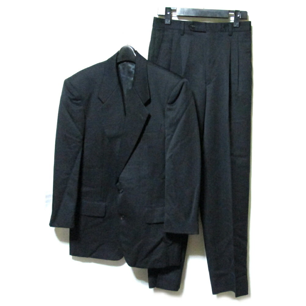 Vintage ATELIER SAB for men ヴィンテージ アトリエサブフォーメン 「S」 2B セットアップスーツ (黒 ブラック 定番 ボックスシ...