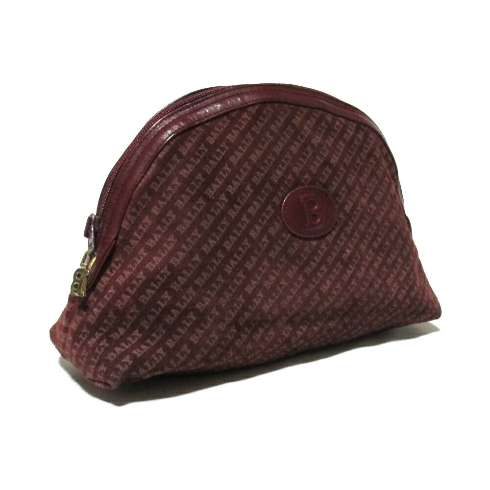 vintage BALLY ヴィンテージ バリー モノグラムレザーバッグ (セカンド クラッチ 鞄) 132881 【中古】