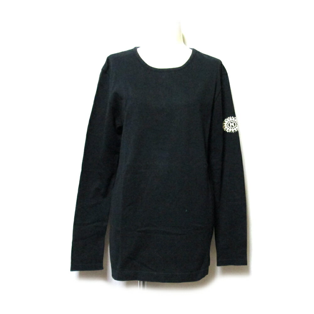 Vintage nicole ヴィンテージ ニコル エンブレムロングTシャツ (黒 ブラック バブル 松田光弘) 133549 【中古】