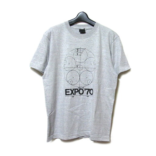 【新古品】 EXPO'70 エクスポ'70 「L」 大高猛 早川良雄 設計日本万国博覧公式エンブレム.ロゴTシャツ グレー (大阪万博 EXPO70 エキスポ70 ビンテージ Vintage ヴィンテージ) 133852 【中古】 【新古品】 EXPO'70 エクスポ'70 「L」 大高猛 早川良雄 設計日本万国博覧公式エンブレム.ロゴTシャツ グレー (大阪万博 EXPO70 エキスポ70 ビンテージ Vintage ヴィンテージ) 133852 【中古】
