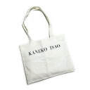 Vintage KANEKO ISAO PINK HOUSE ヴィンテージ カネコイサオ ピンクハウス ロゴキャンバストートバッグ (金子功 白 鞄 エコバッグ) 134077 【中古】(4)