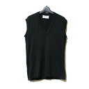 Maison Martin Margiela 4 メゾン マルタンマルジェラ 4 「M」 イタリア製 ニットベスト (黒 セーター) 134357 【中古】