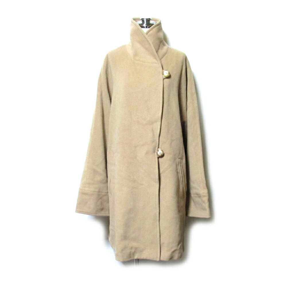 Vintage JAEGER ヴィンテージ イエガー 「42」 クラシックAラインコート (キャメル ベージュ ウール ビンテージ) 134455 【中古】