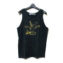 I.C.R vs DETH KILLERS デスキラーズ 「M」 ヴィンテージ加工イーグル タンクトップ Tシャツ (黒 ブラック 半袖 CELUX セリュック...