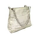 Vintage PRADA ヴィンテージ プラダ イタリア製 キルティングバッグ (グレー 鞄 ビンテージ) 134823 【中古】