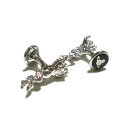 【新古品】 Vivienne Westwood ヴィヴィアンウエストウッド シルバーサティアカフス (ボタン 天使 サタイア 未使用 新品) 135010 【中...